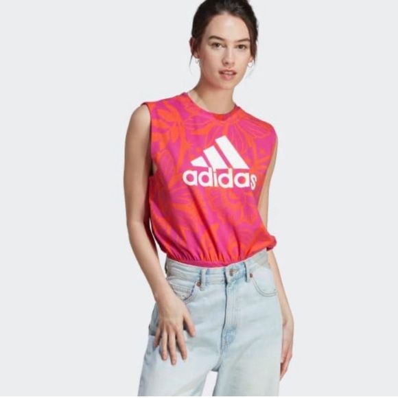 adidas x FARM RIO Tops - Adidas Farm Rio Bodysuit Sz M New adidas Sports Top NEW Leotard Farm Rio
